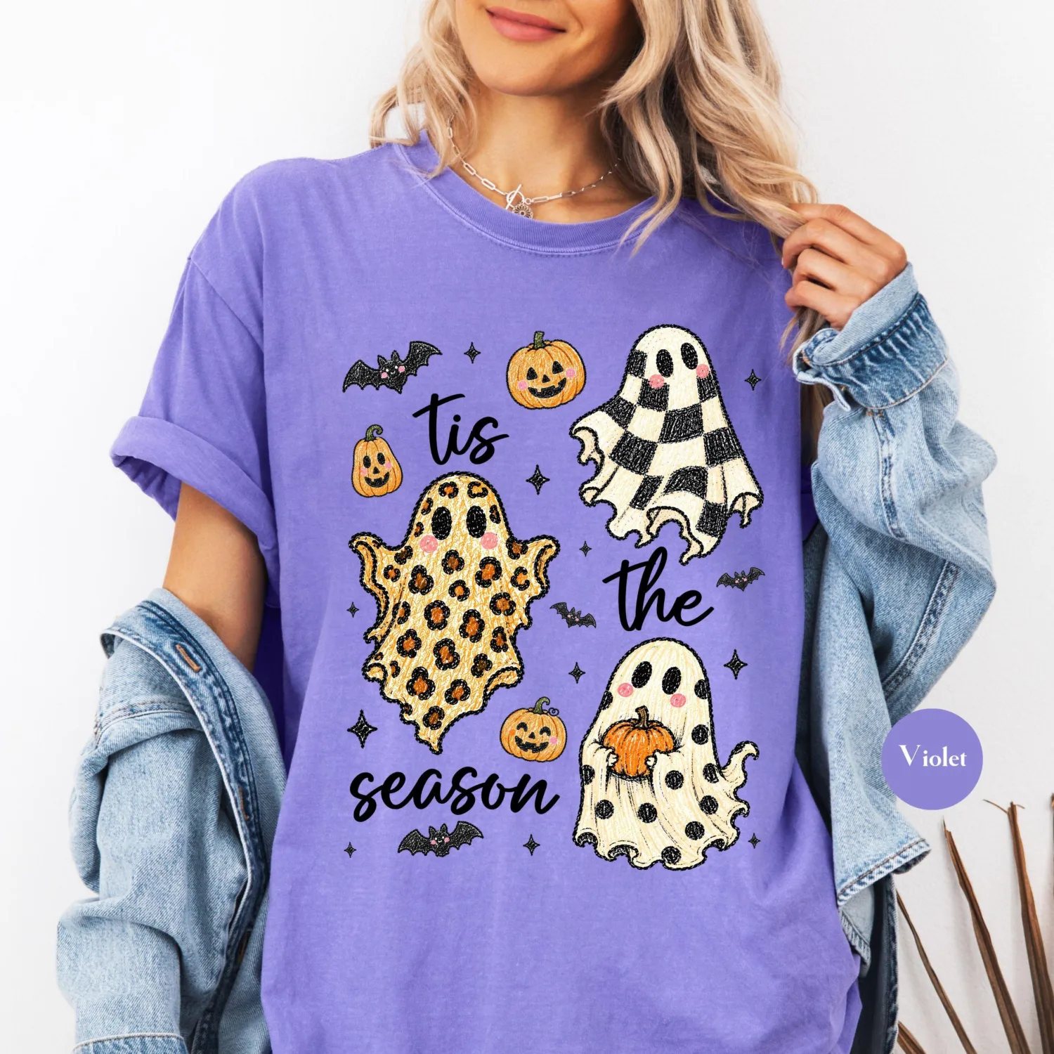 Vintage Retro Ghost Tis The Season Halloween T-Shirt Vintage Retro Ghost Tis The Season Halloween T-Shirt