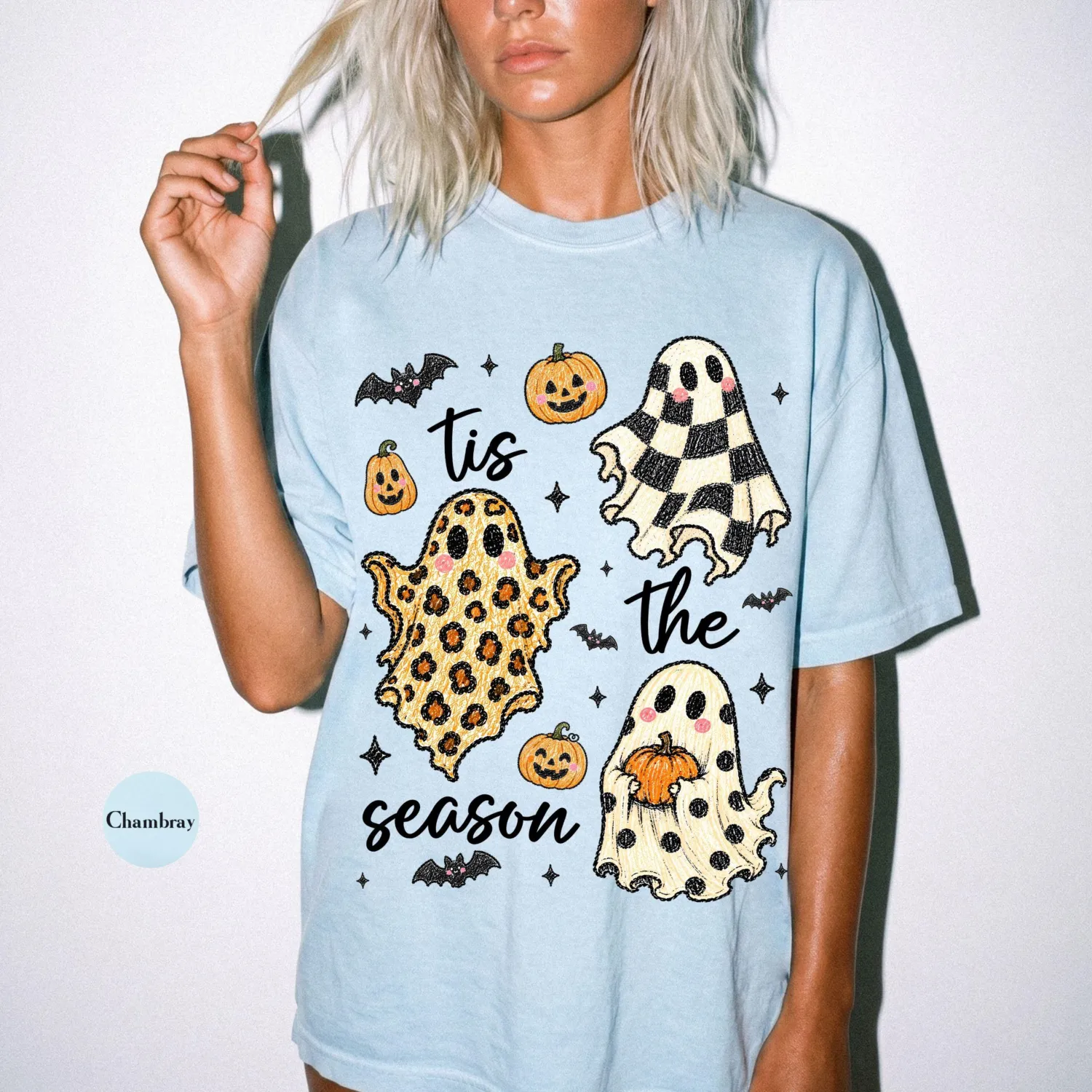 Vintage Retro Ghost Tis The Season Halloween T-Shirt Vintage Retro Ghost Tis The Season Halloween T-Shirt