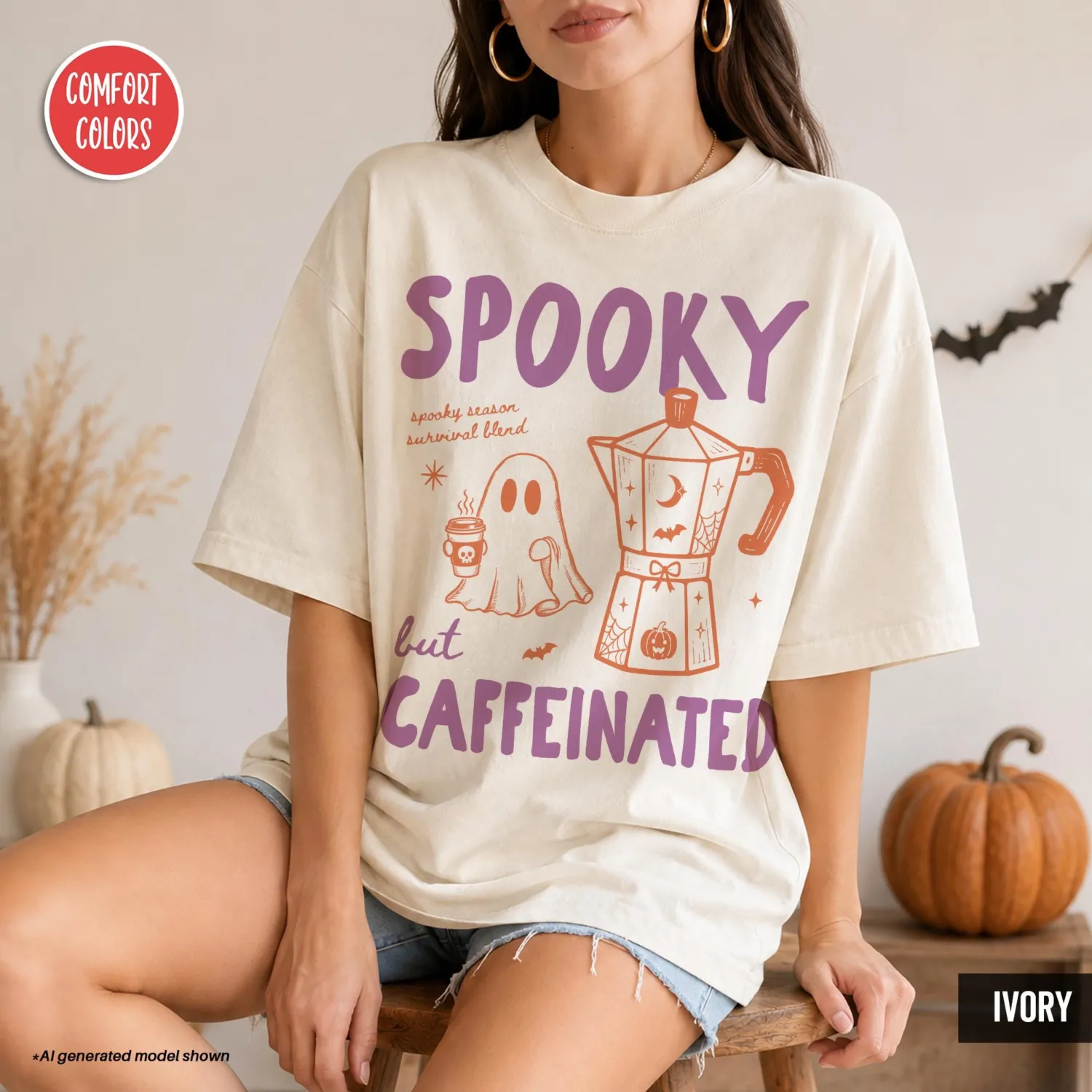 Spooky Season Halloween Coffee T-Shirt