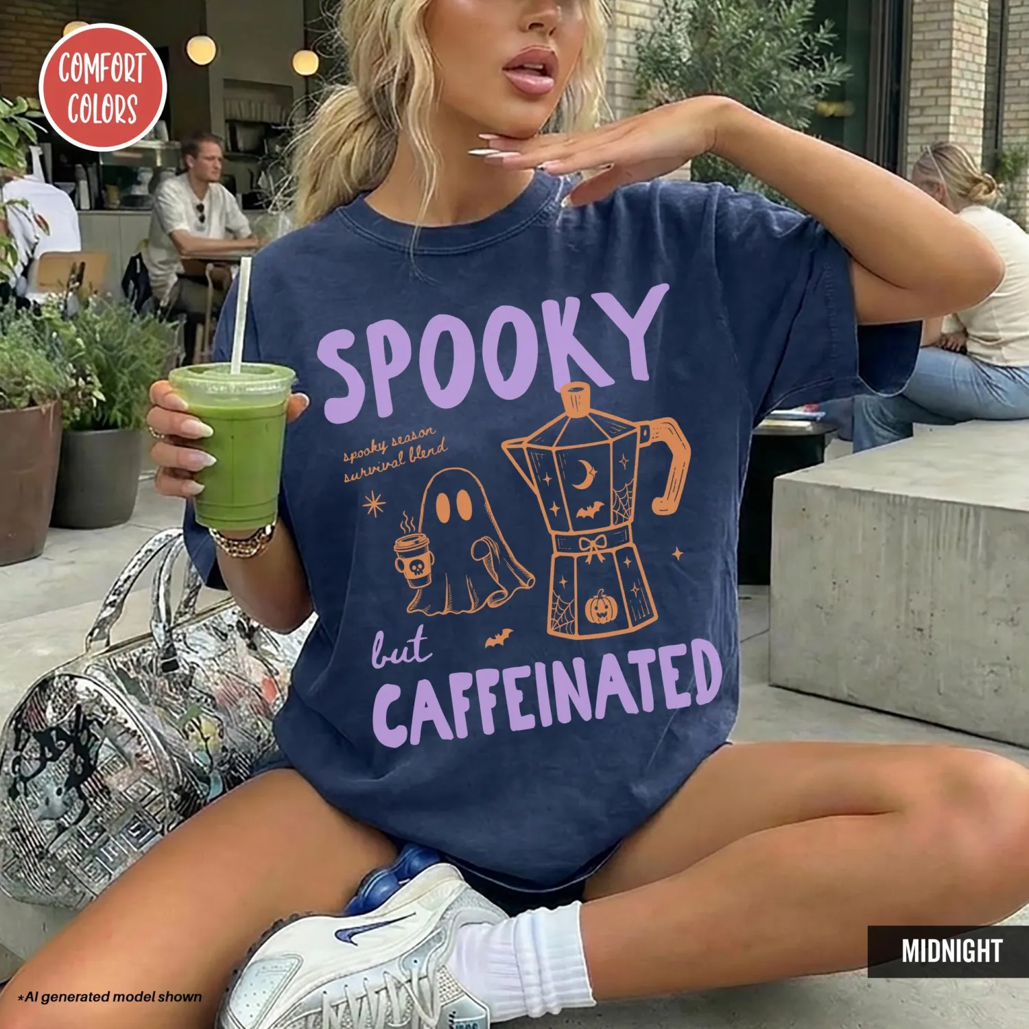 Spooky Season Halloween Coffee T-Shirt Spooky Season Halloween Coffee T-Shirt
