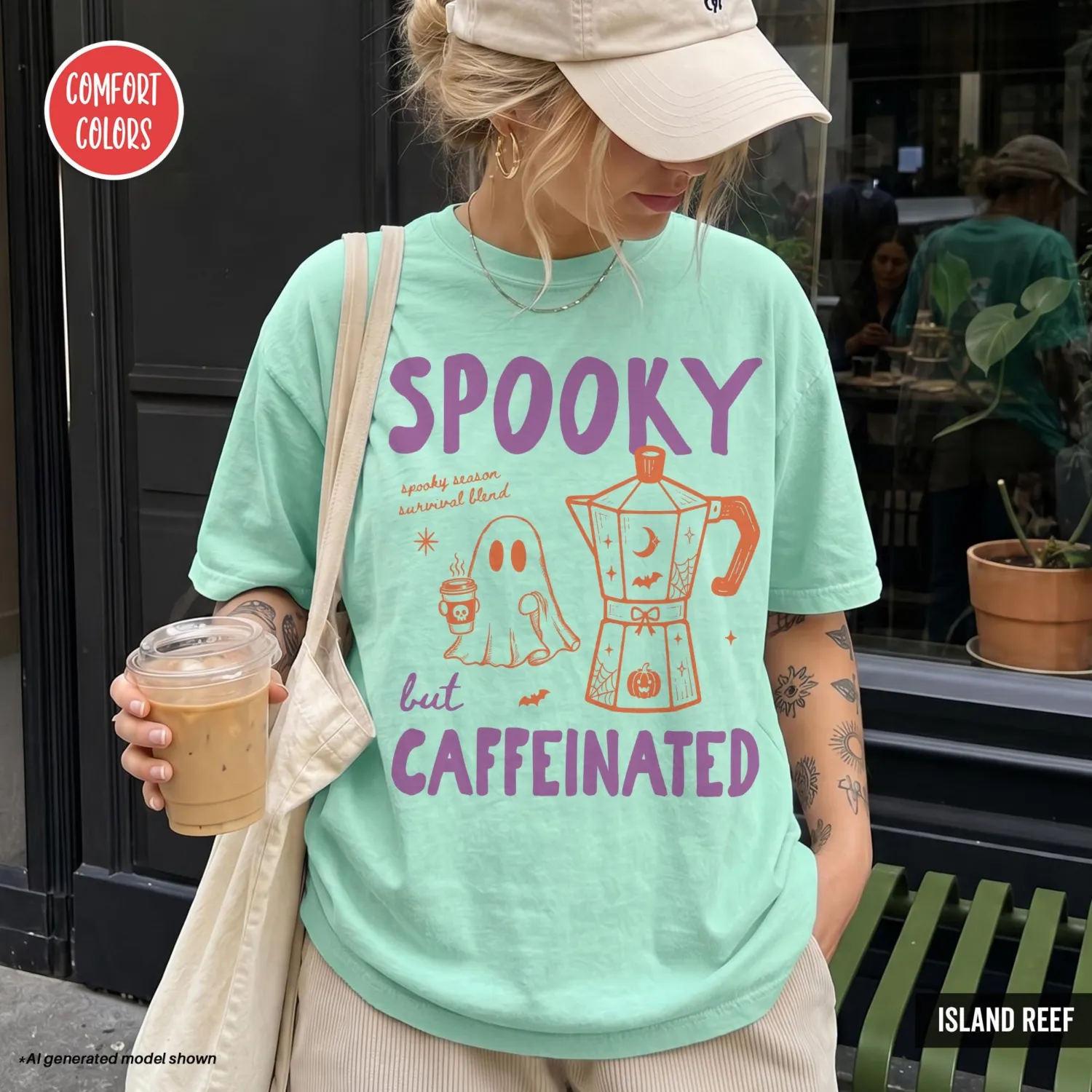 Spooky Season Halloween Coffee T-Shirt Spooky Season Halloween Coffee T-Shirt