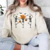 Vintage Dancing Skeletons Halloween Sweatshirt