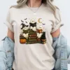 Ghost Reading Halloween T-Shirt