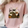Ghost Reading Halloween T-Shirt