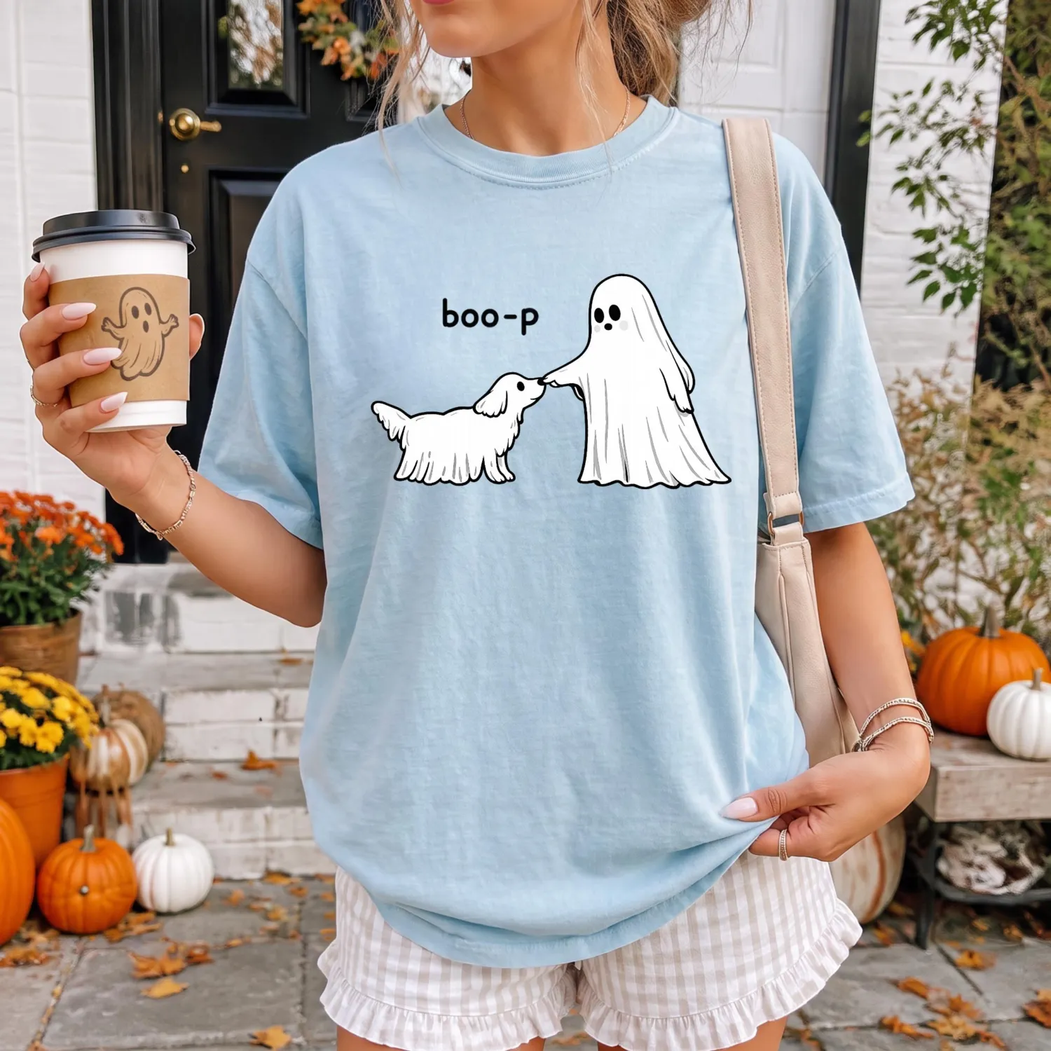 Cute Ghost Dog Halloween T-Shirt