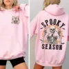 Retro Halloween Skeleton Spooky Season Hoodie Retro Halloween Skeleton Spooky Season Hoodie