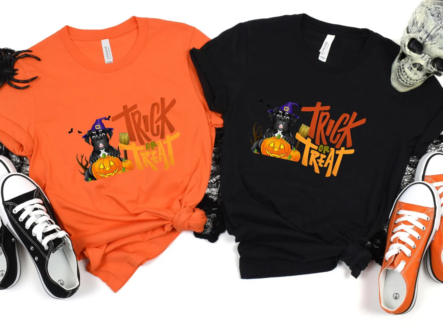 Funny Trick or Treat Mastiff Halloween T-Shirt Funny Trick or Treat Mastiff Halloween T-Shirt