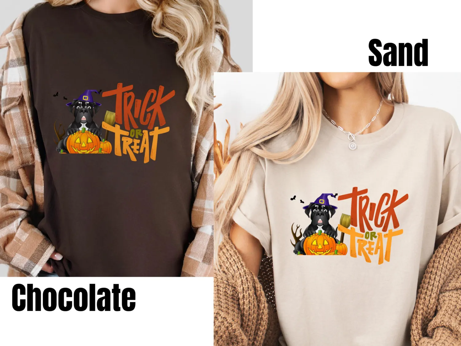 Funny Trick or Treat Mastiff Halloween T-Shirt Funny Trick or Treat Mastiff Halloween T-Shirt