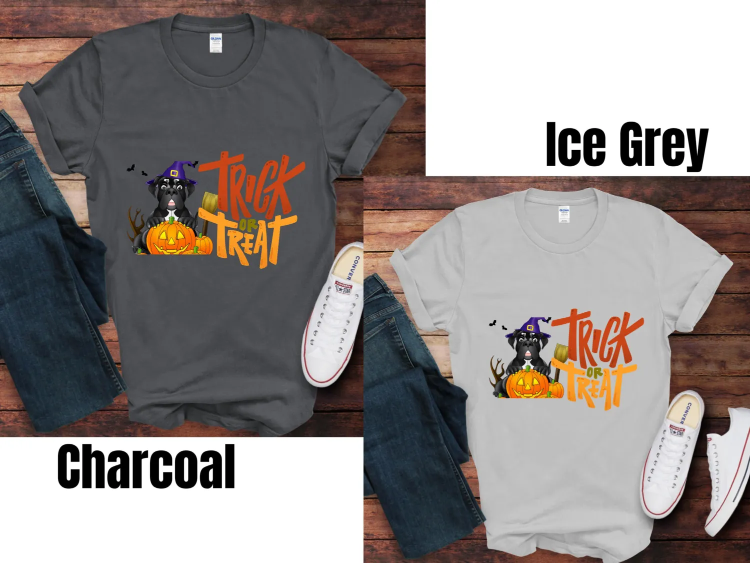 Funny Trick or Treat Mastiff Halloween T-Shirt Funny Trick or Treat Mastiff Halloween T-Shirt