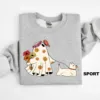 Cute Ghost Dog Halloween Sweatshirt Cute Ghost Dog Halloween Sweatshirt