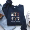 Funny Happy Halloween Dog Sweatshirt - Trick or Treat Funny Happy Halloween Dog Sweatshirt - Trick or Treat