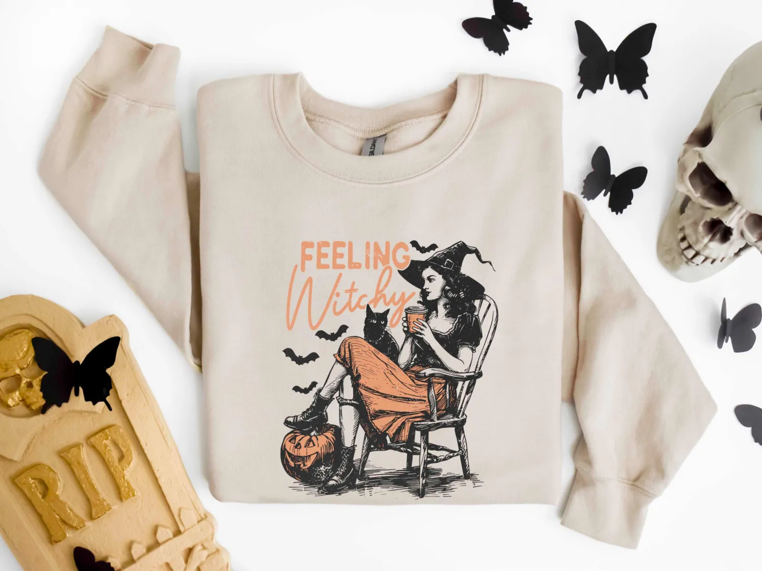 Feeling Witchy Halloween Sweatshirt