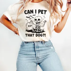 Retro Skeleton Dog Mama Halloween T-Shirt Retro Skeleton Dog Mama Halloween T-Shirt