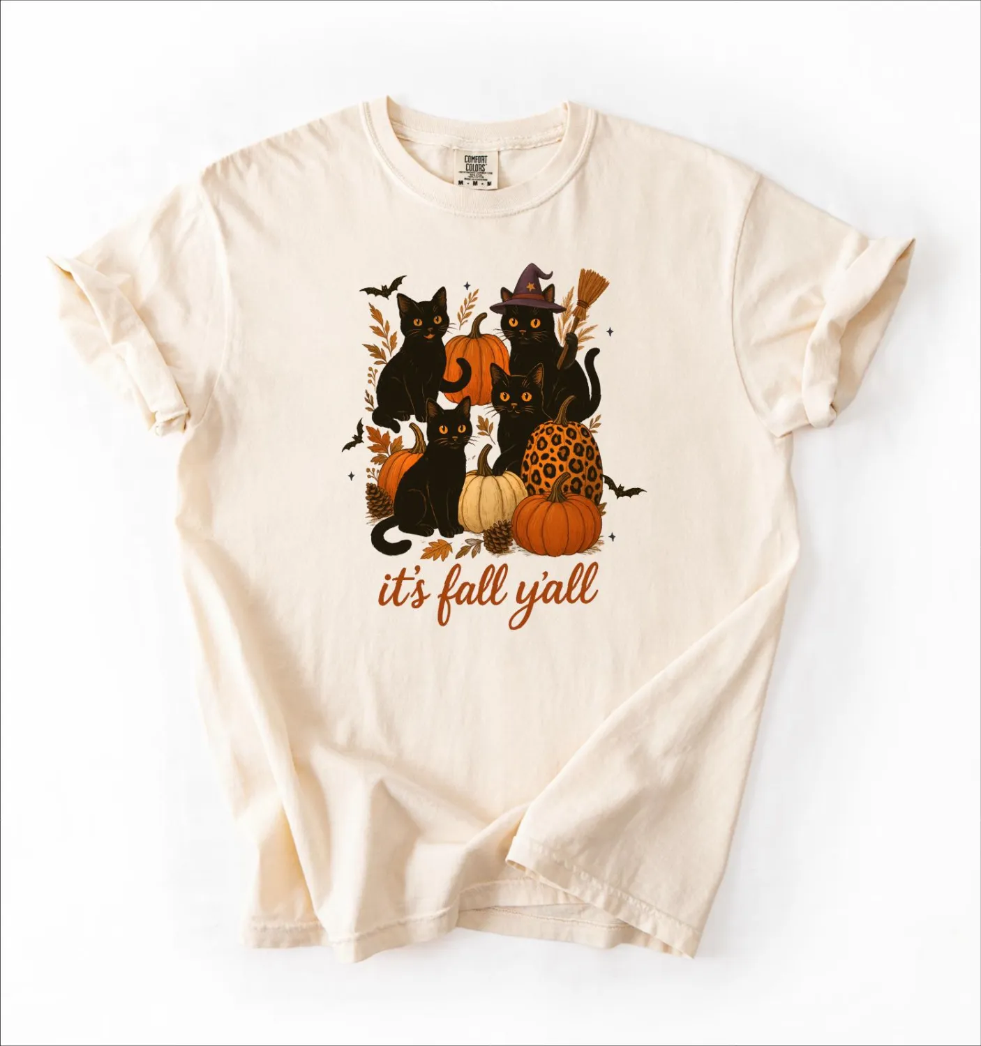 Retro Black Cat Halloween T-Shirt Retro Black Cat Halloween T-Shirt