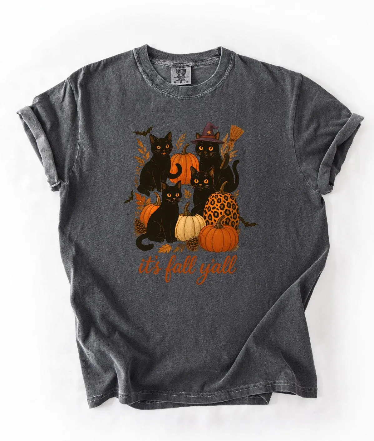 Retro Black Cat Halloween T-Shirt Retro Black Cat Halloween T-Shirt