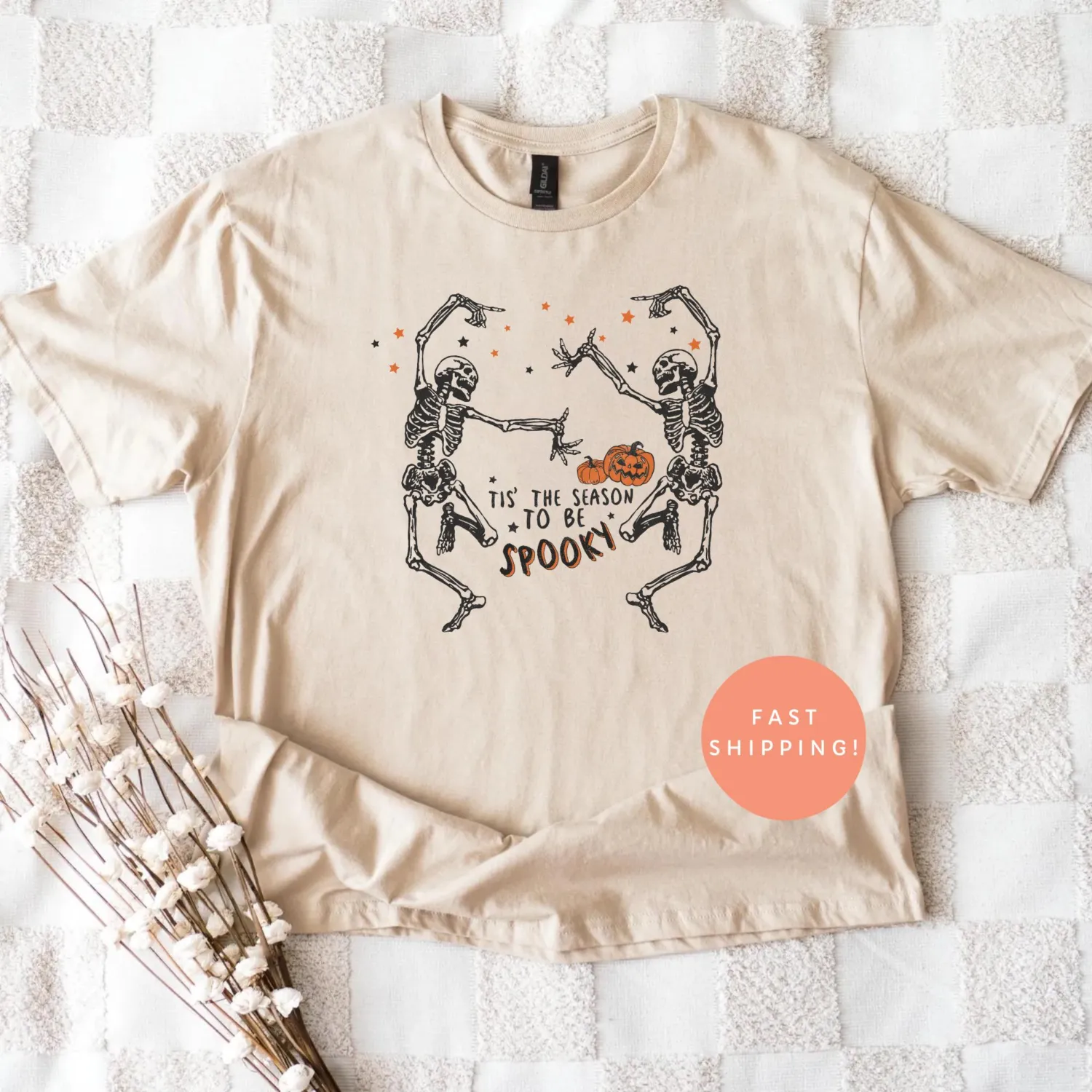 Tis the Season to Be Spooky Dancing Skeleton T-Shirt