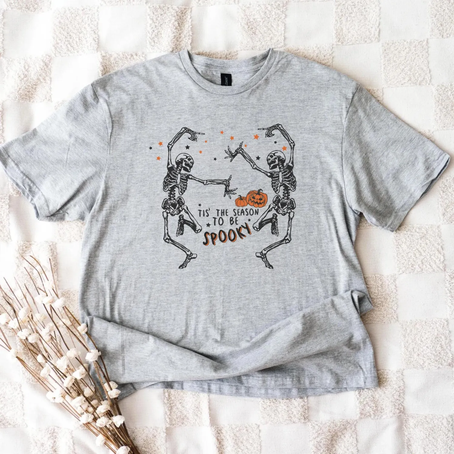 Tis the Season to Be Spooky Dancing Skeleton T-Shirt