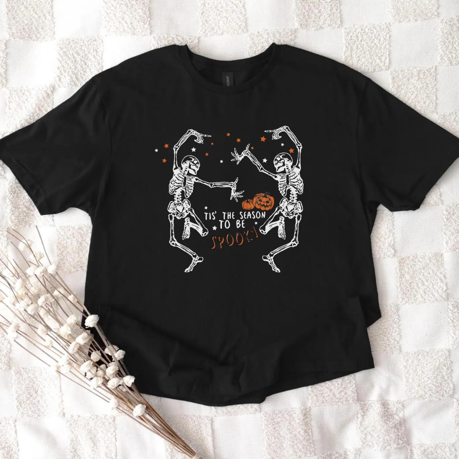 Tis the Season to Be Spooky Dancing Skeleton T-Shirt