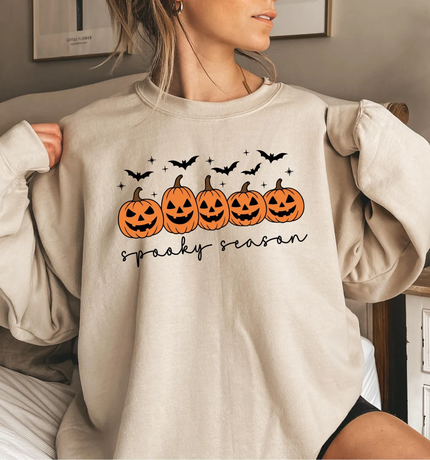 Spooky Season Pumpkin Halloween Sweatshirt Spooky Season Pumpkin Halloween Sweatshirt