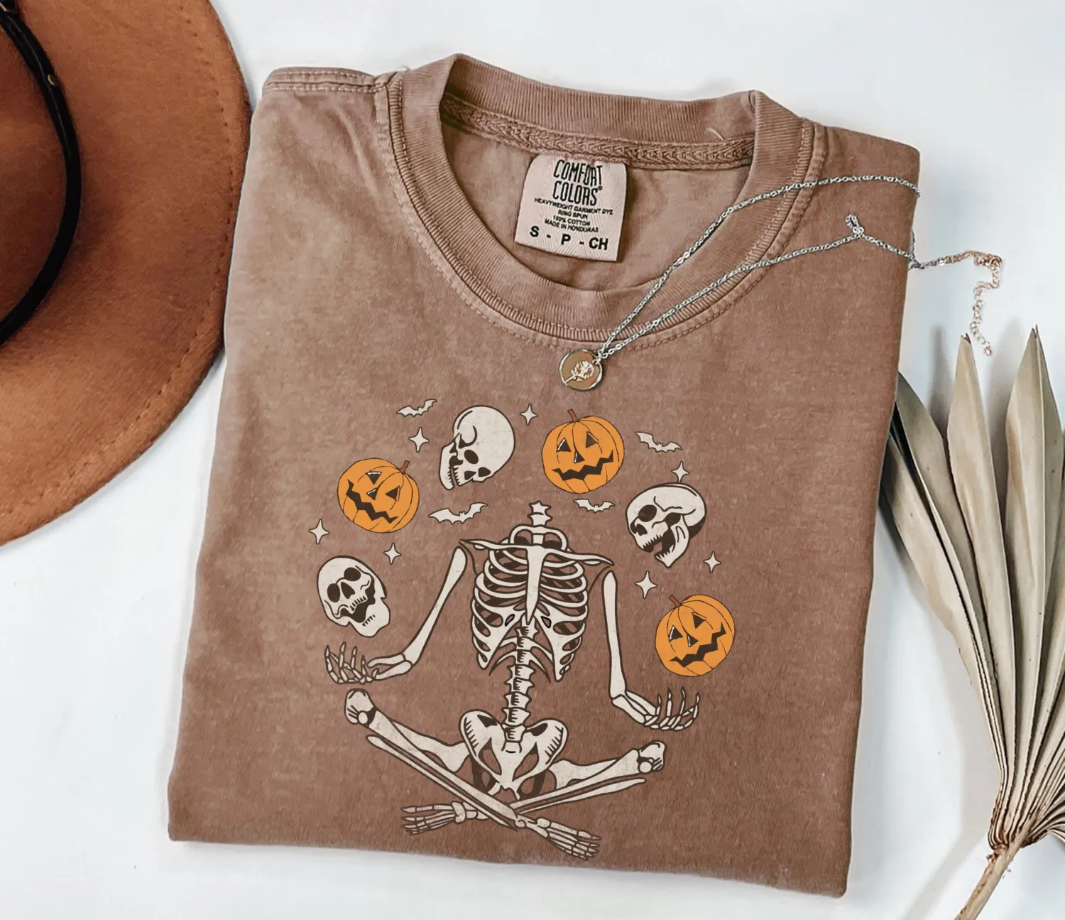 Dancing Skeleton Pumpkin Halloween T-Shirt Dancing Skeleton Pumpkin Halloween T-Shirt