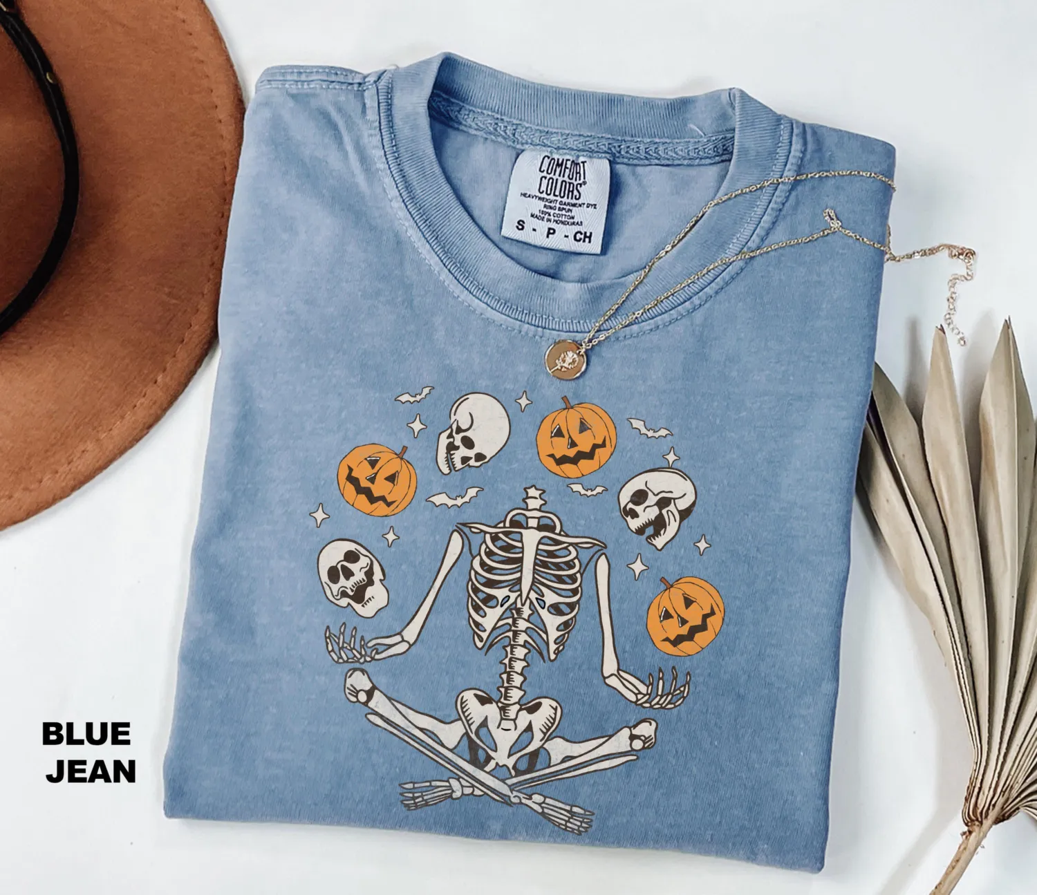 Dancing Skeleton Pumpkin Halloween T-Shirt Dancing Skeleton Pumpkin Halloween T-Shirt