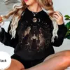Mystical Black Cat Coven Halloween Sweatshirt Mystical Black Cat Coven Halloween Sweatshirt