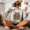 Leopard Pumpkin Halloween Sweatshirt Leopard Pumpkin Halloween Sweatshirt