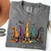 Colorful Witch Hats Halloween T-Shirt