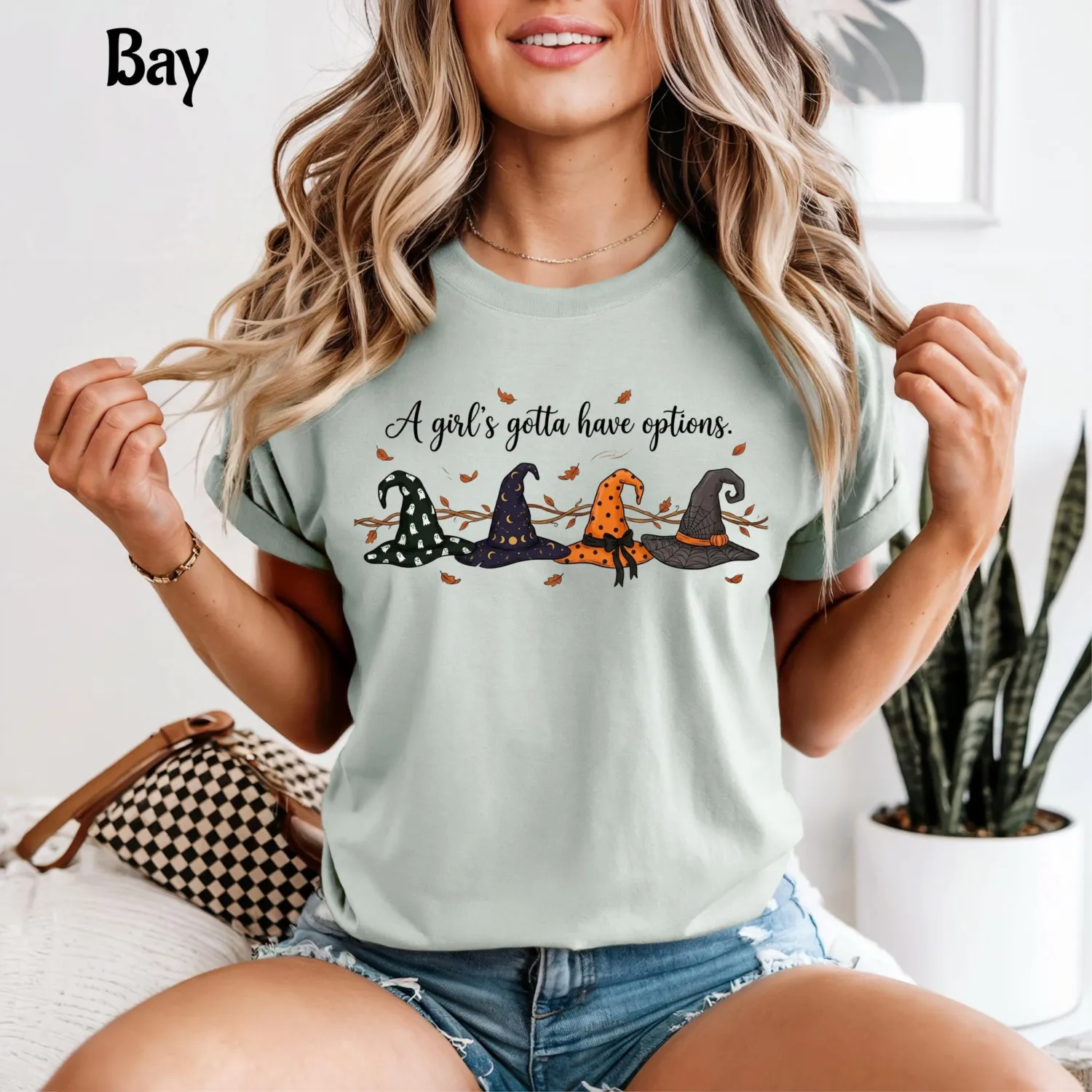 A Girl's Gotta Have Options Witch Halloween T-Shirt