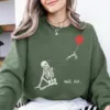 Funny Skeleton Lost Balloon Halloween Sweatshirt Funny Skeleton Lost Balloon Halloween Sweatshirt